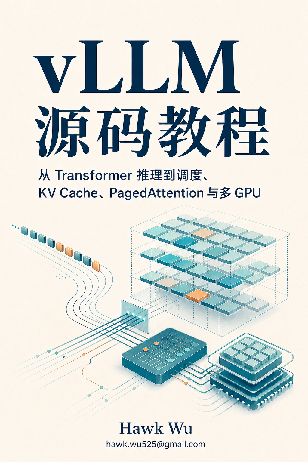 vLLM 源码教程封面：请求、KV Cache 与 GPU 执行链路